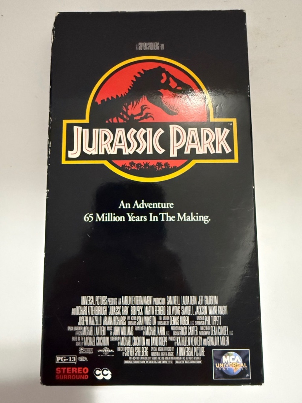 Jurassic Park VHS Tape (1993) MCA Universal Home Video Sci-Fi Classic